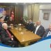 Erdek Ticaret Odası Yönetim Kurulu Başkanımız Turan GÜN,Meclis Başkanımız Yaşar LAFÇI, Yönetim Kurulu Üyelerimiz Murat GÜLMÜŞ ve Hüseyin UZ, Erdek Esnaf Kredi ve Kefalet Kooperatifi Başkanı Sn.Hüseyin AVLAR ve yönetimine ziyarette bulundular.