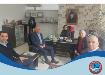 Erdek Ticaret Odası Yönetim Kurulu Başkanımız Turan GÜN,Meclis Başkanımız Yaşar LAFÇI, Yönetim Kurulu Üyelerimiz Murat GÜLMÜŞ ve Hüseyin UZ, Erdek İlçe Tarım ve Orman Müdürü Sn.Dilek IŞIKTAŞ’a ziyarette bulundular.