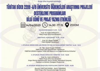 TÜB Tarafından TÜBİTAK Bideb 2209 A/B Araştırma Destekleri Bilgi Günü ve Proje Yazma Etkinliği Düzenleniyor