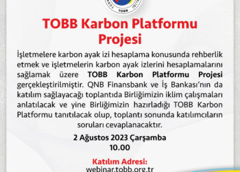 TOBB Karbon Platformu Açılış Webinarı Hk.