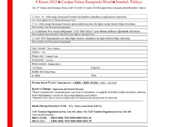 Türk-Arap Ekonomi Forumu (TAF14)