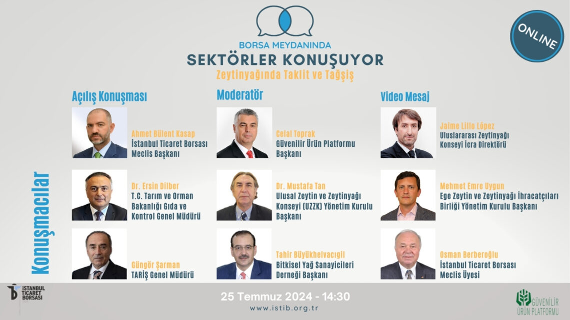 Borsa Meydanında Bu Ay “Zeytinyağında Taklit ve Tağşiş” Konuşulacak