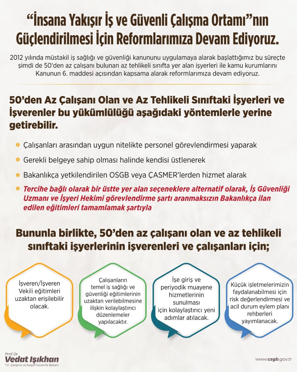 İş Sağlığı ve Güvenliği Hizmetleri Hk