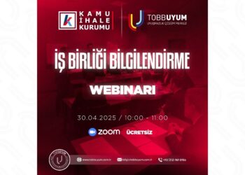 Kamu İhale Kurumu ile TOBBUYUM Bilgilendirme Webinarının Duyurulması Hk.