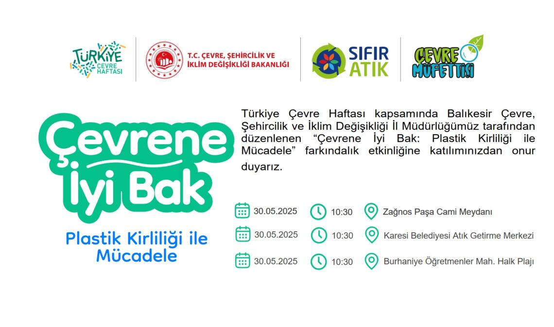 2025 Yılı Türkiye Çevre Haftası