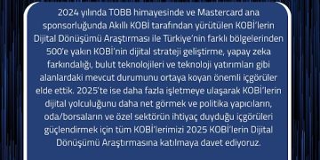Kobilerin Dijital Dönüşüm Araştırması