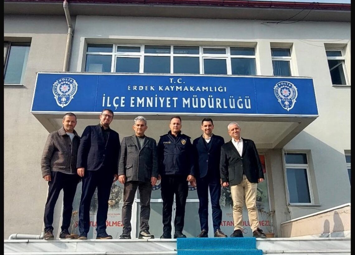 İlçe Emniyet Müdürlüğüne Yeni Atanan Emniyet Müdürümüze Ziyaret