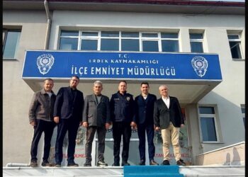 İlçe Emniyet Müdürlüğüne Yeni Atanan Emniyet Müdürümüze Ziyaret