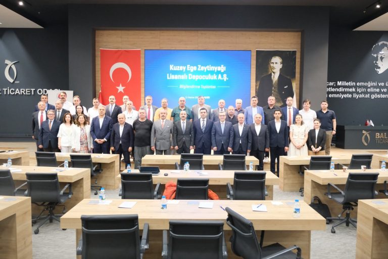 Kuzey Ege Zeytinyağı Lisanslı Depoculuk A.Ş. Bilgilendirme Toplantısı Gerçekleştirildi
